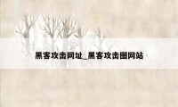 黑客攻击网址_黑客攻击图网站