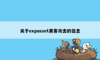 关于expasset黑客攻击的信息