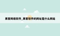 黑客网络软件_黑客软件的网址是什么网站